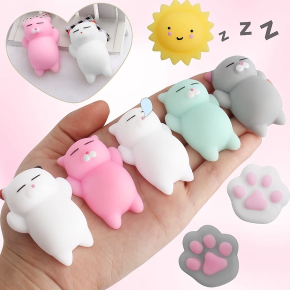 NEW✨ Lot of 25 pc Mochi Squishy Stress Relief Toys - Picture 4 of 6